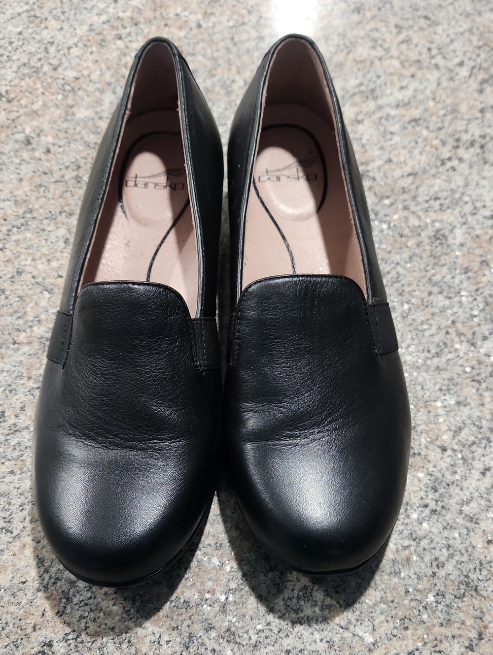 Dansko Women’s Black Leather Slip‑On Loafers US 10.5 / EU 41 | Comfort Casual
